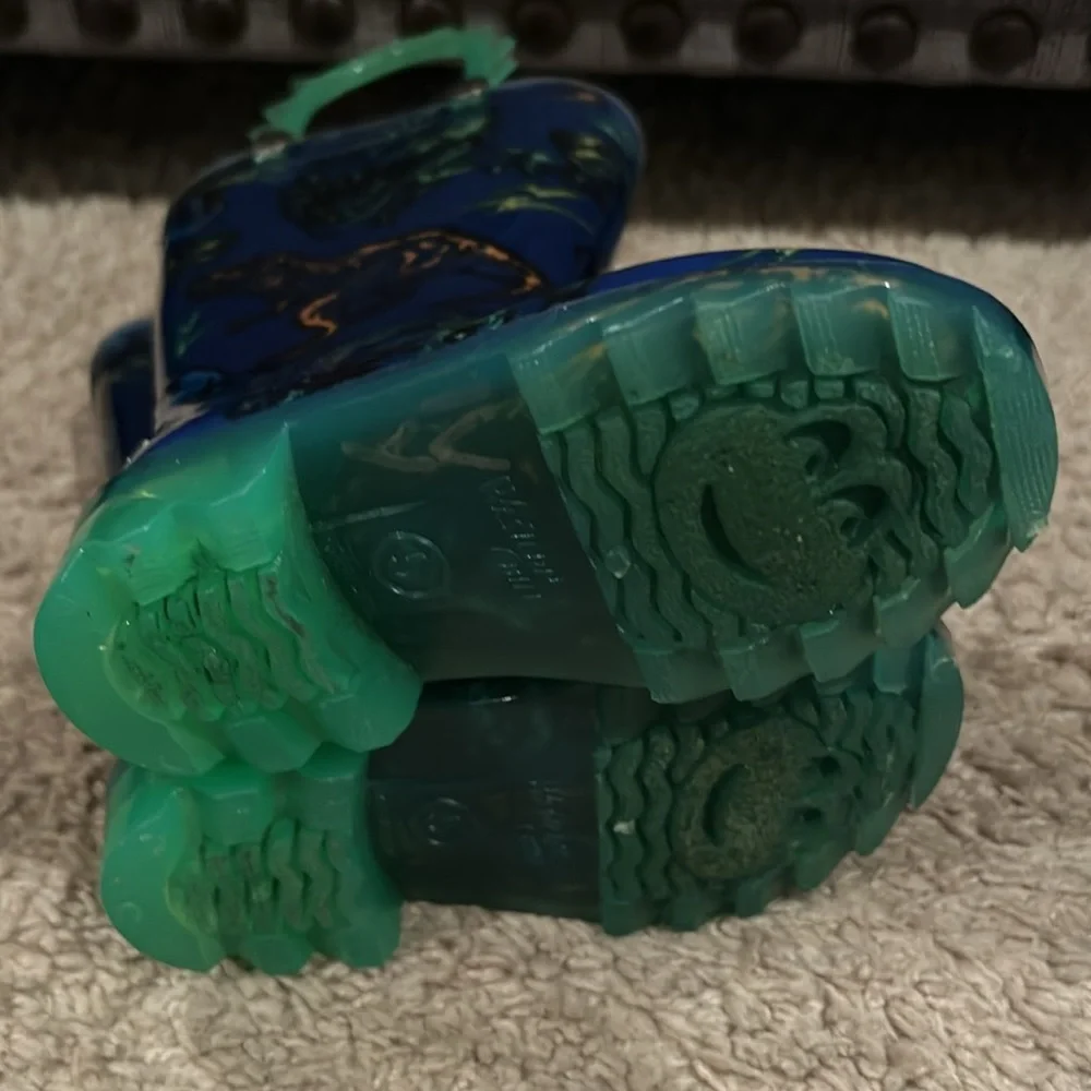 WESTERN CHIEF Dinosaur rainboots Toddler Boy size 5